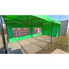 PROFI Nůžkový párty stan, prodejní stánek 3x4,5 m trávově zelený